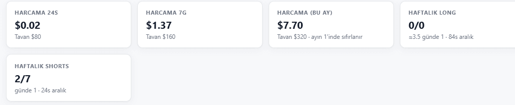 AI video automation dashboard cards showing 24-hour, seven-day, and monthly spend together with weekly long-form and Shorts activity.